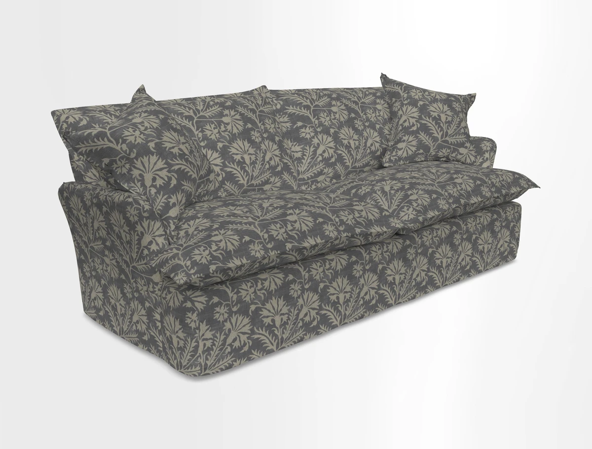 St Ives 3 seater sofa in Two Tone Plain Biscuit
