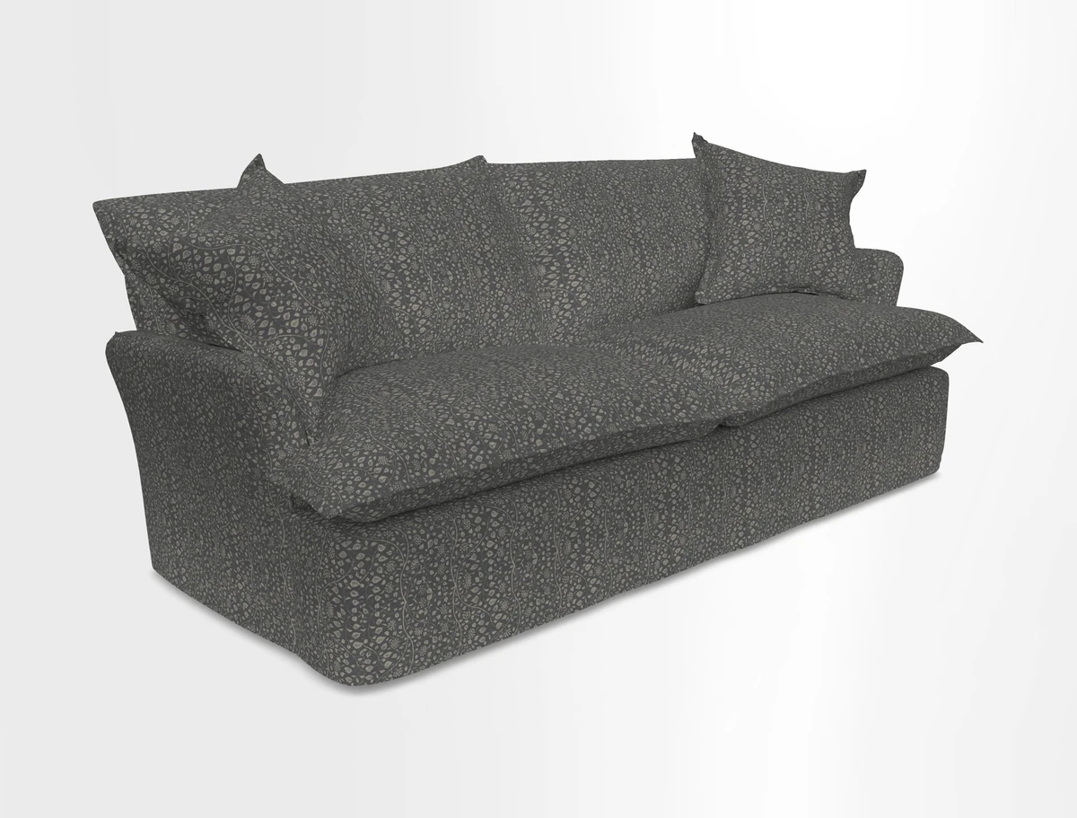 St Ives 3 seater sofa in Two Tone Plain Biscuit
