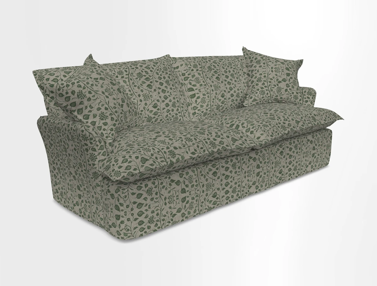 St Ives 3 seater sofa in Two Tone Plain Biscuit