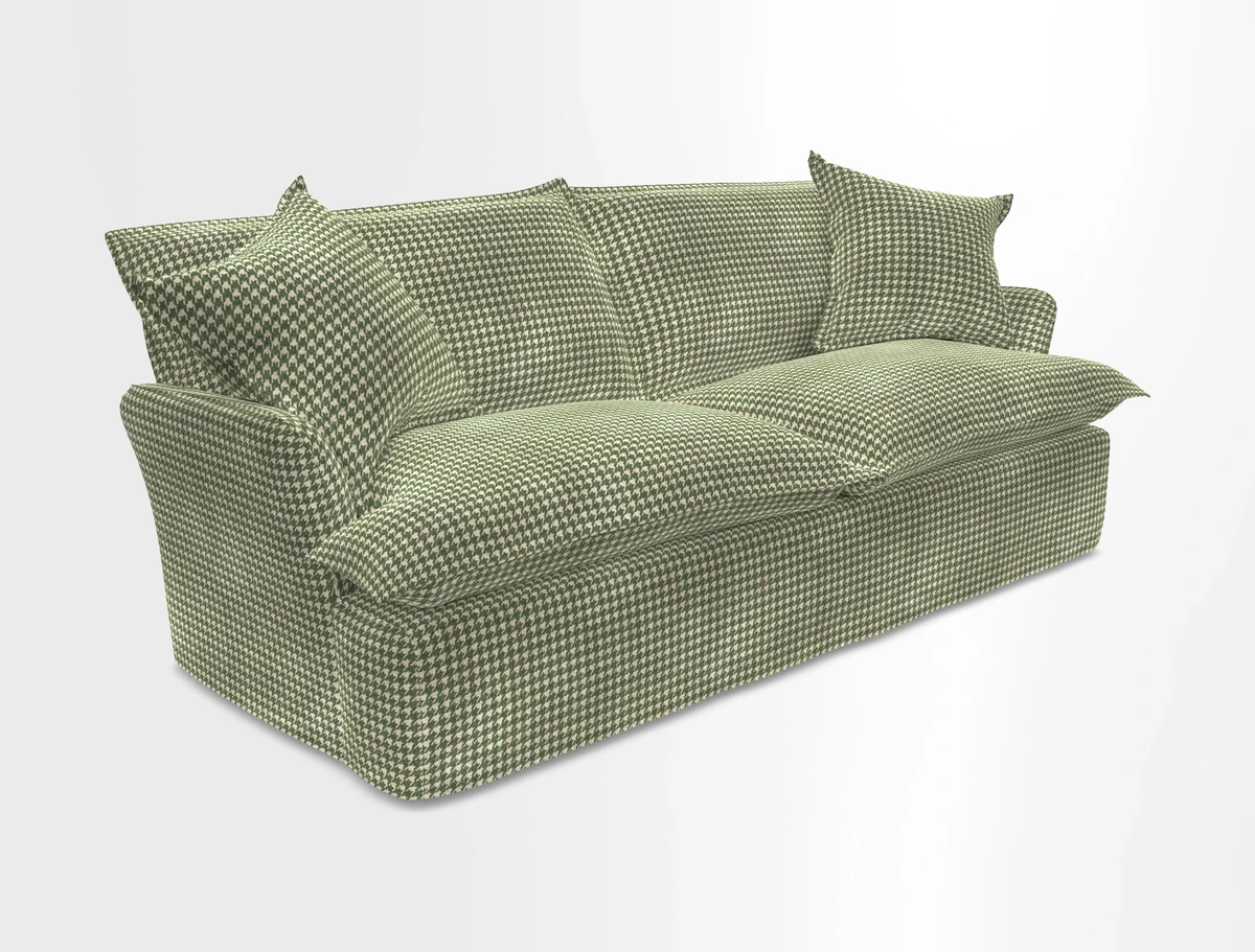 St Ives 3 seater sofa in Two Tone Plain Biscuit