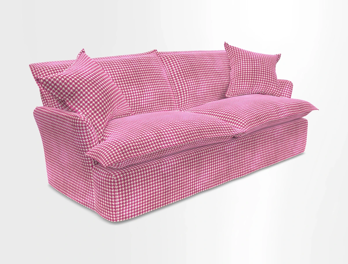 St Ives 3 seater sofa in Two Tone Plain Biscuit