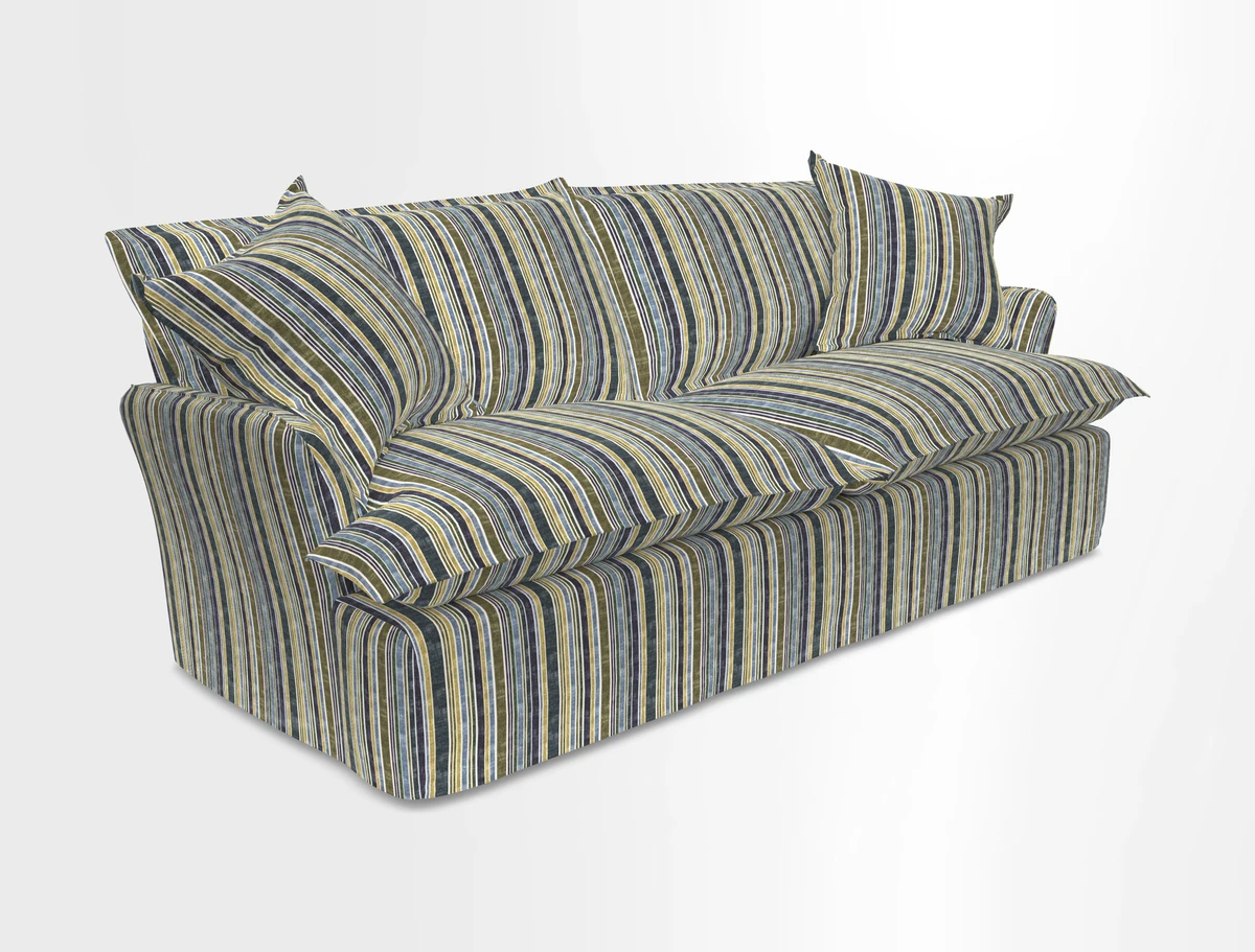 St Ives 3 seater sofa in Two Tone Plain Biscuit