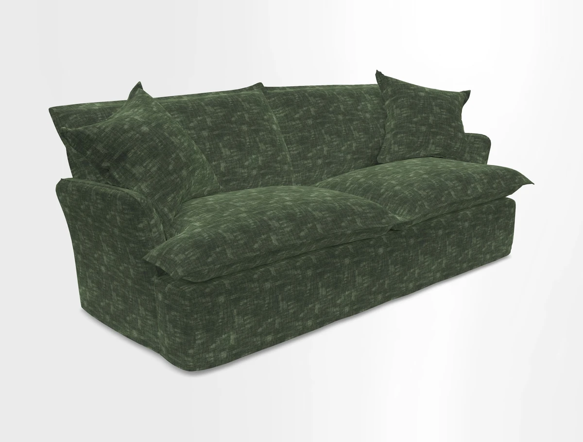 St Ives 3 seater sofa in Two Tone Plain Biscuit