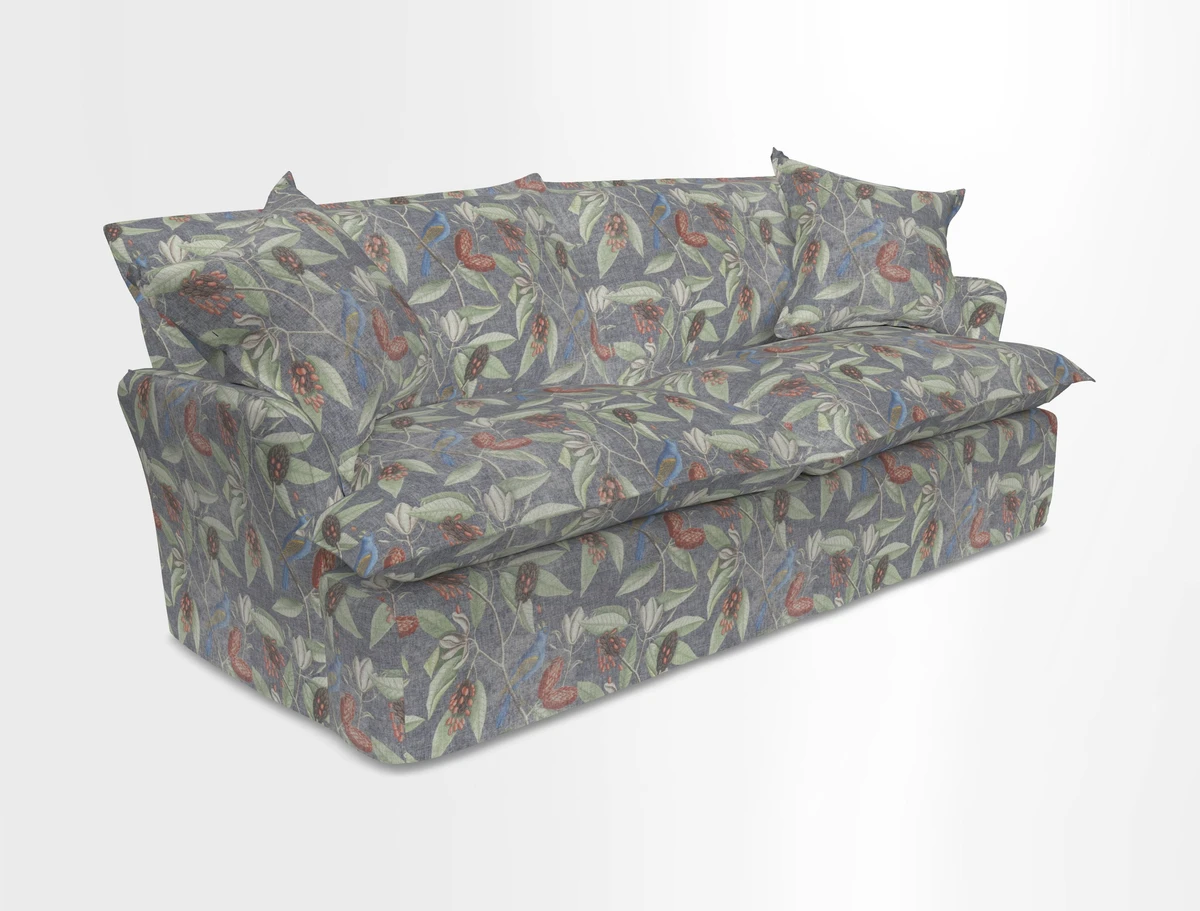 St Ives 3 seater sofa in Two Tone Plain Biscuit