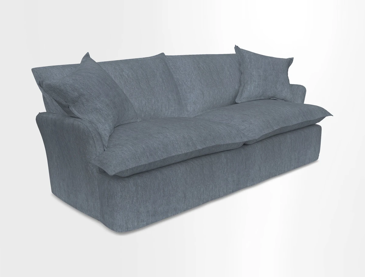St Ives 3 seater sofa in Two Tone Plain Biscuit