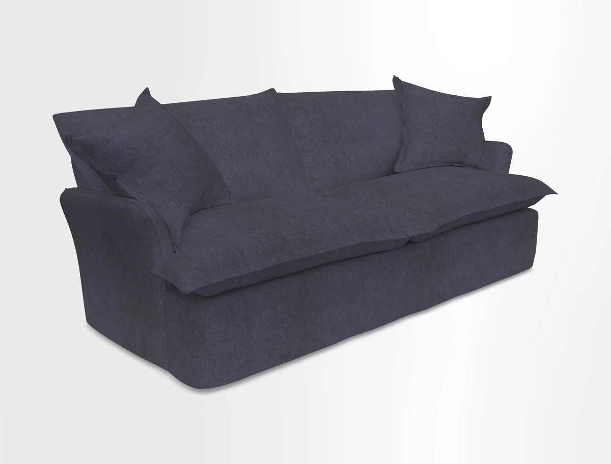 St Ives 3 seater sofa in Two Tone Plain Biscuit
