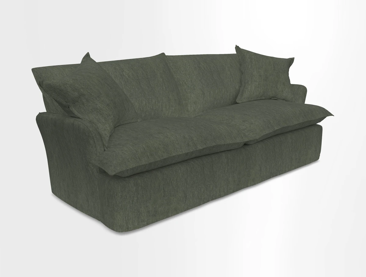 St Ives 3 seater sofa in Two Tone Plain Biscuit