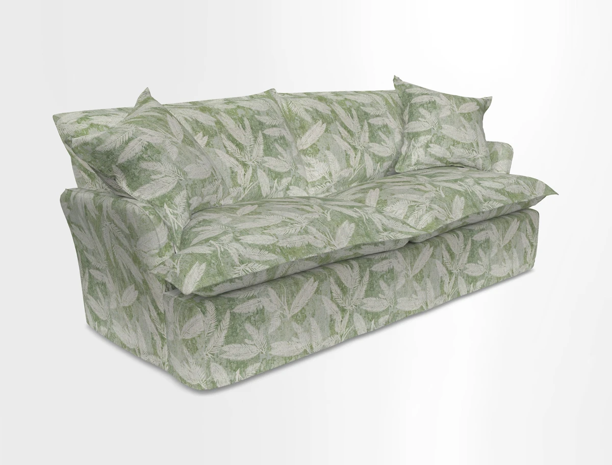 St Ives 3 seater sofa in Two Tone Plain Biscuit