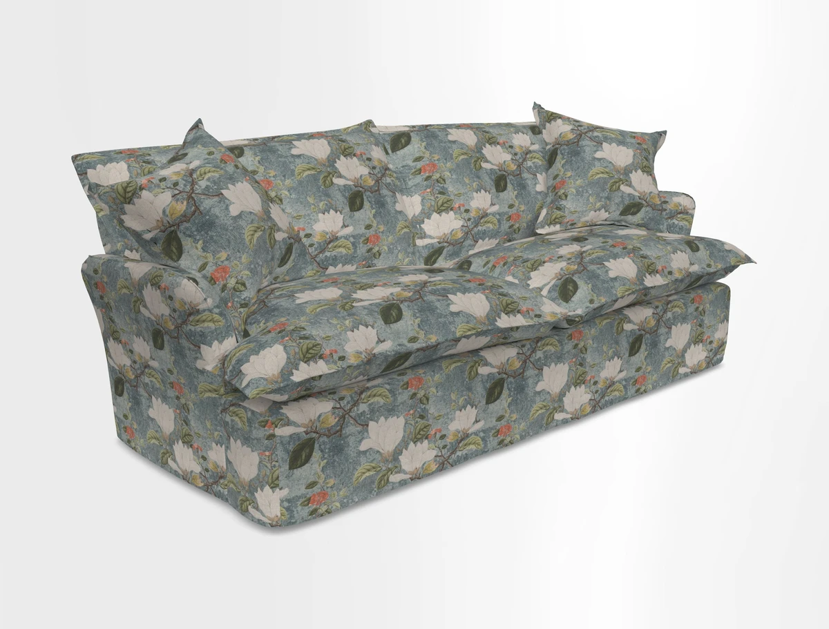 St Ives 3 seater sofa in Two Tone Plain Biscuit