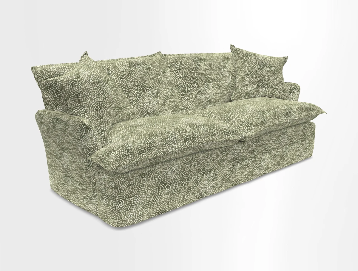 St Ives 3 seater sofa in Two Tone Plain Biscuit