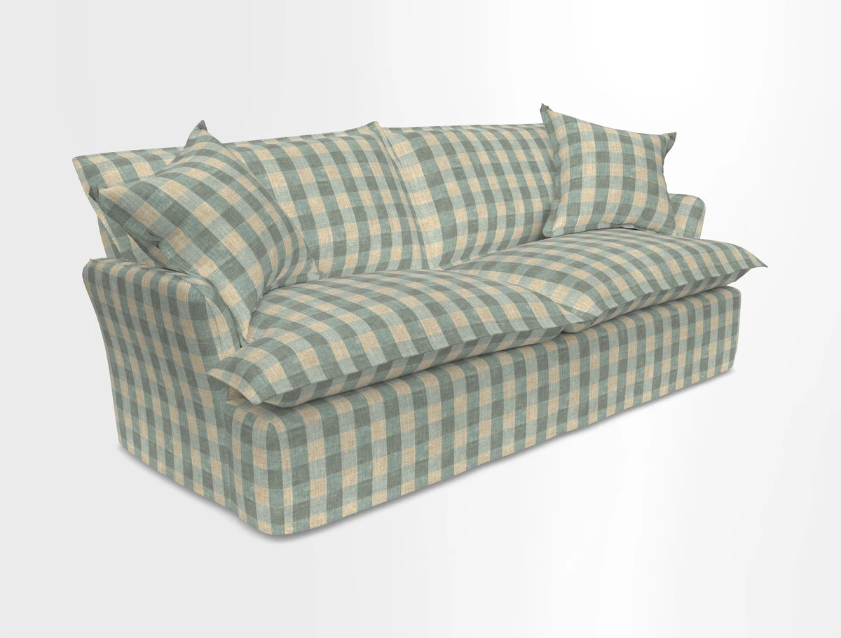 St Ives 3 seater sofa in Two Tone Plain Biscuit