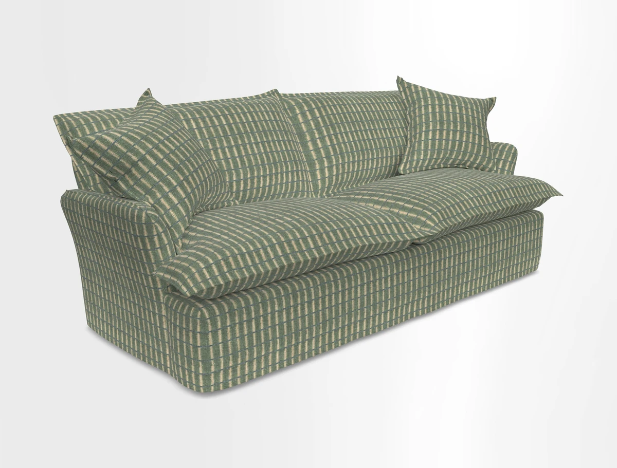 St Ives 3 seater sofa in Two Tone Plain Biscuit