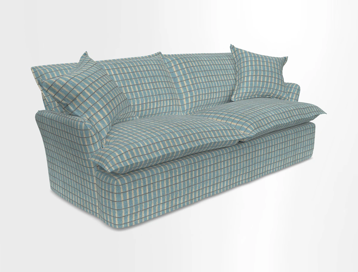 St Ives 3 seater sofa in Two Tone Plain Biscuit