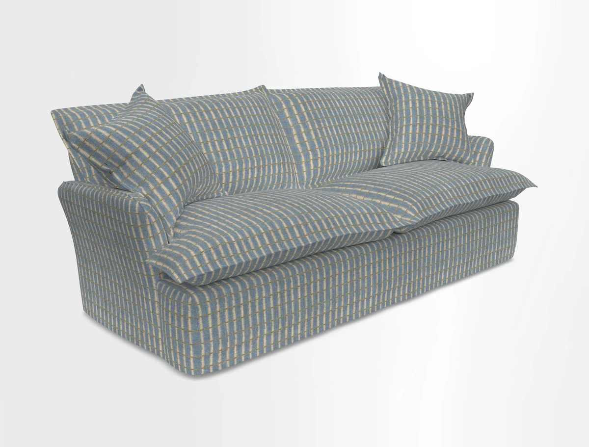 St Ives 3 seater sofa in Two Tone Plain Biscuit