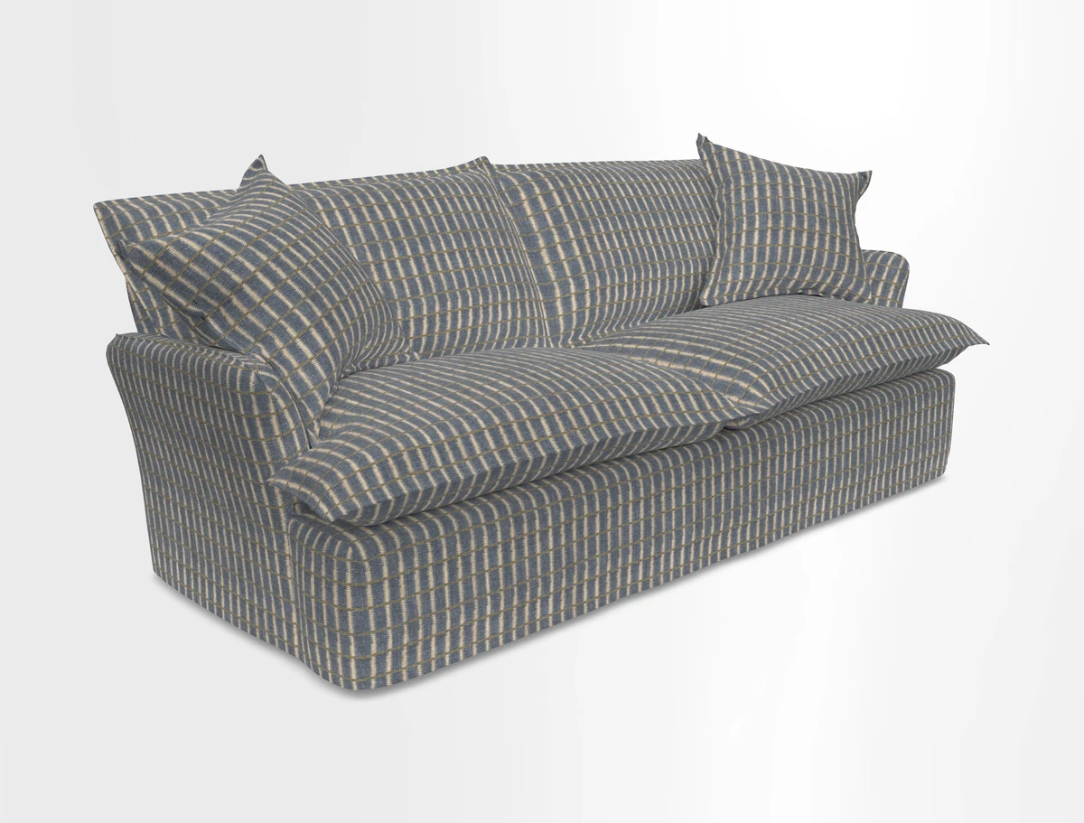 St Ives 3 seater sofa in Two Tone Plain Biscuit