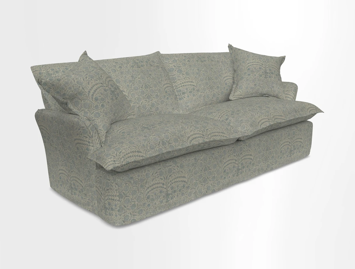 St Ives 3 seater sofa in Two Tone Plain Biscuit