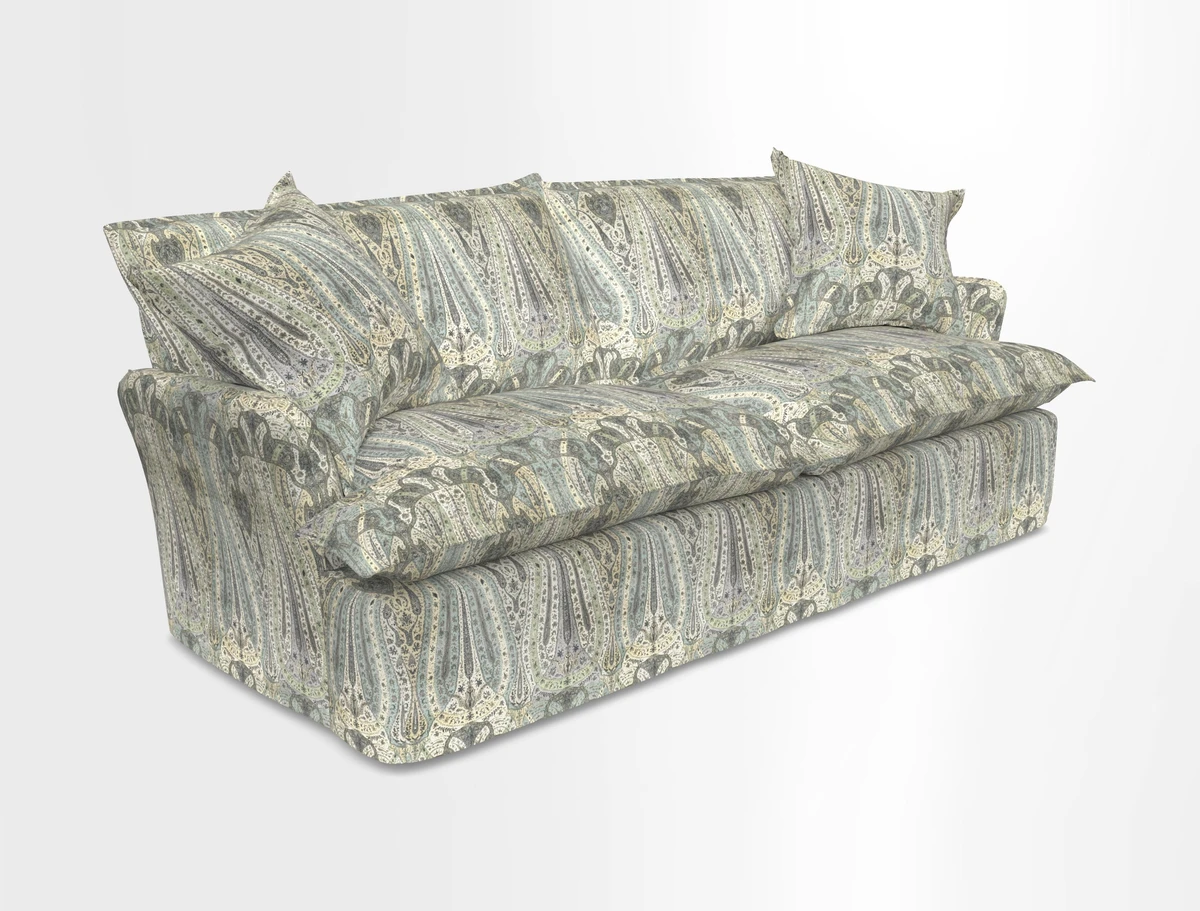 St Ives 3 seater sofa in Two Tone Plain Biscuit