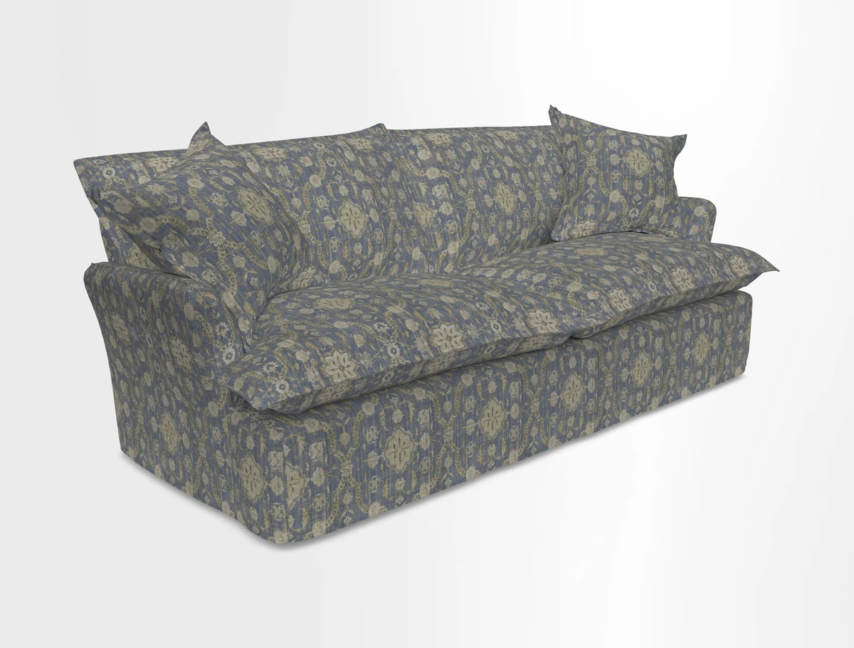St Ives 3 seater sofa in Two Tone Plain Biscuit