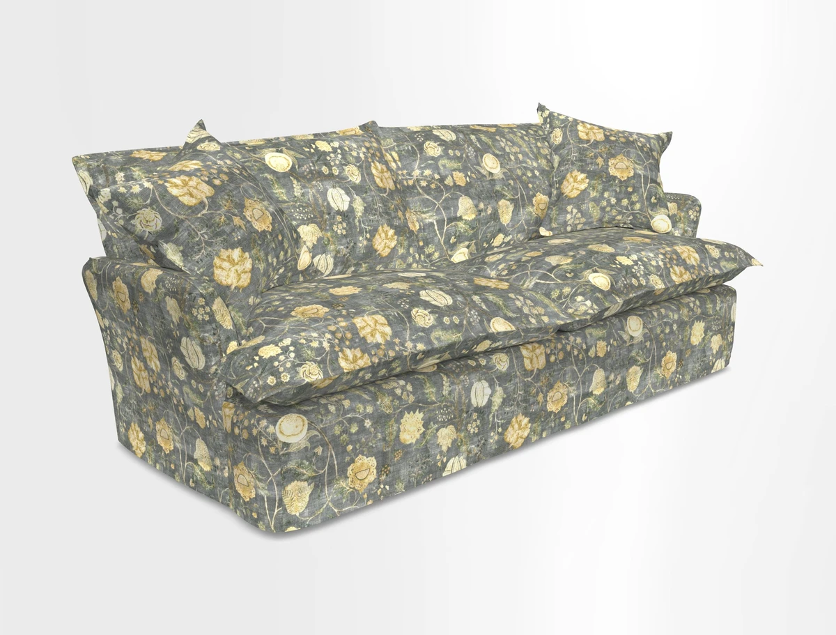 St Ives 3 seater sofa in Two Tone Plain Biscuit