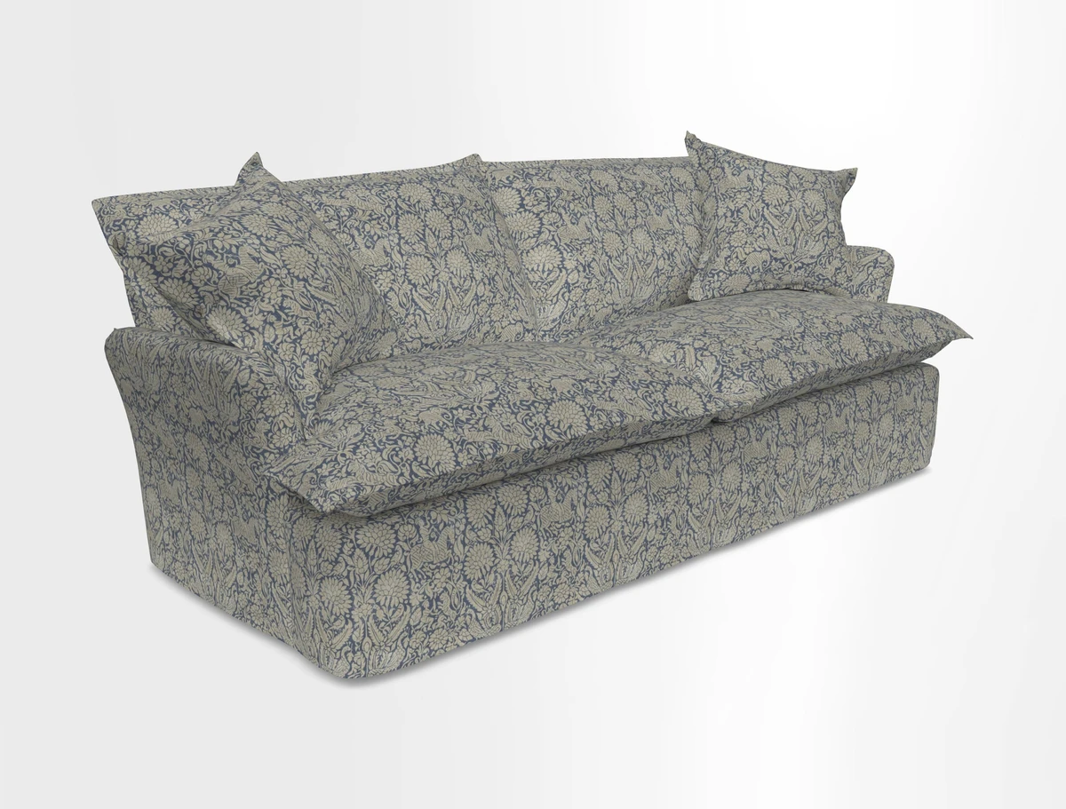 St Ives 3 seater sofa in Two Tone Plain Biscuit