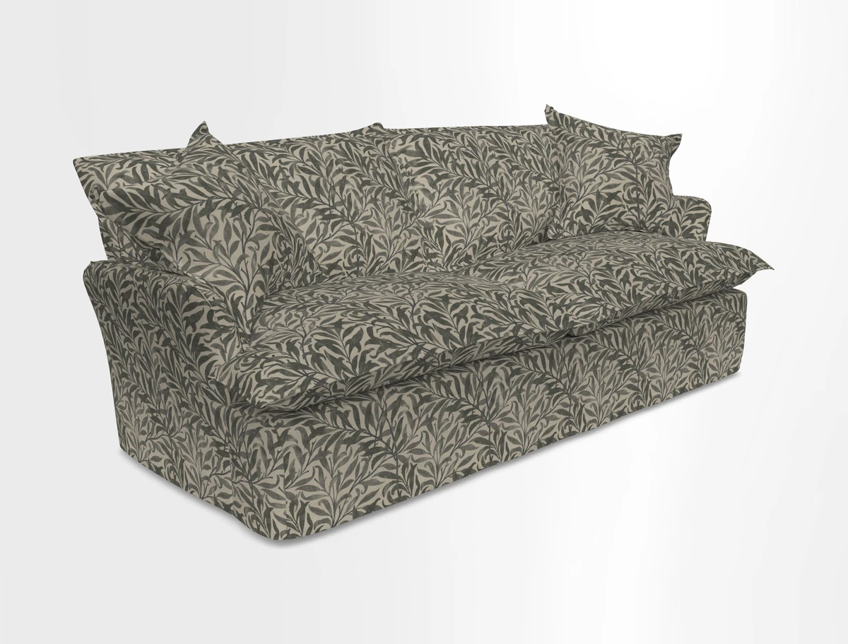 St Ives 3 seater sofa in Two Tone Plain Biscuit