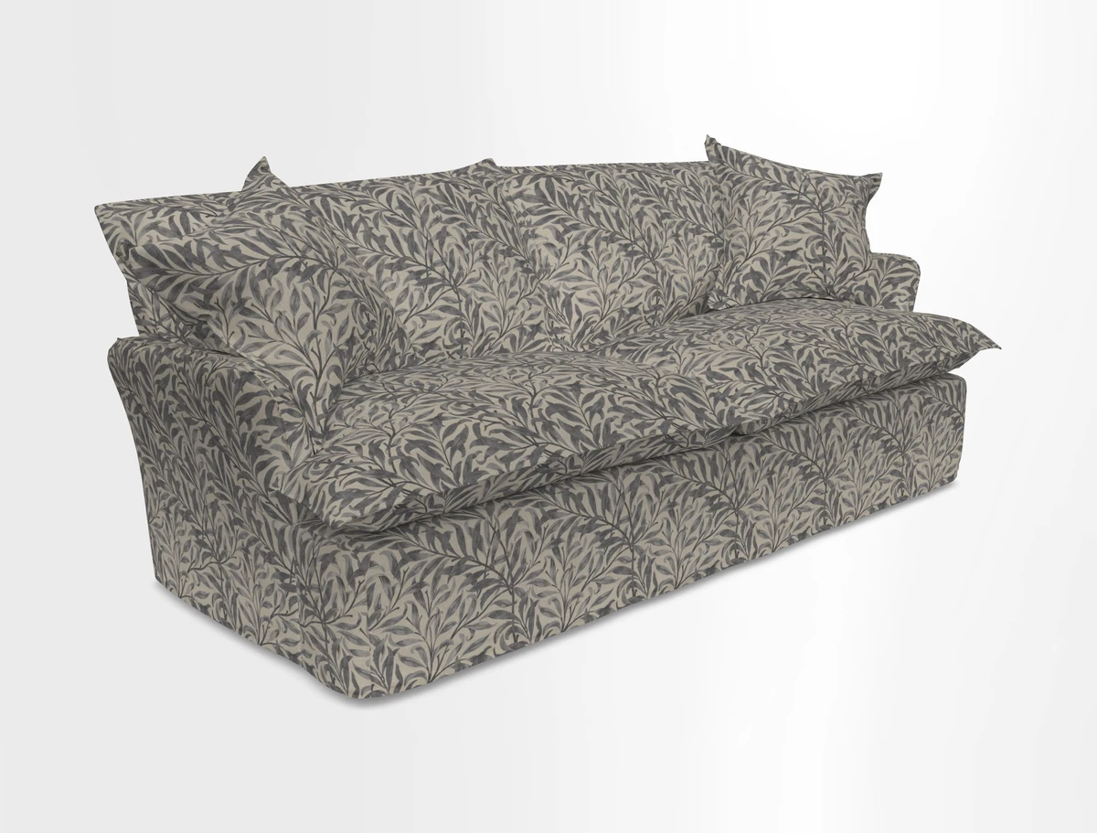St Ives 3 seater sofa in Two Tone Plain Biscuit