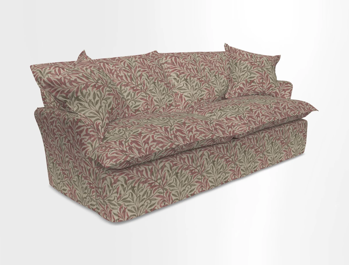 St Ives 3 seater sofa in Two Tone Plain Biscuit
