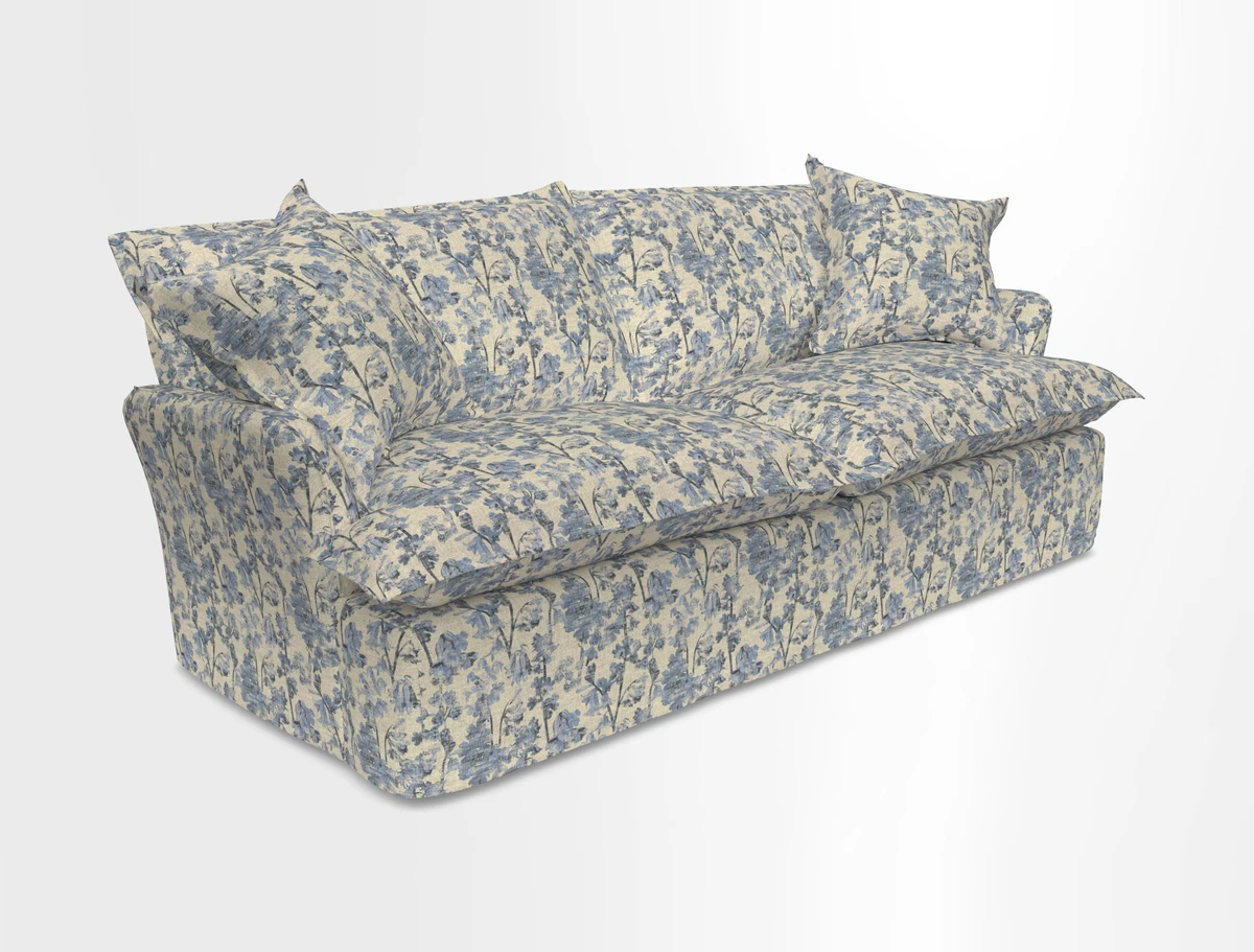 St Ives 3 seater sofa in Two Tone Plain Biscuit