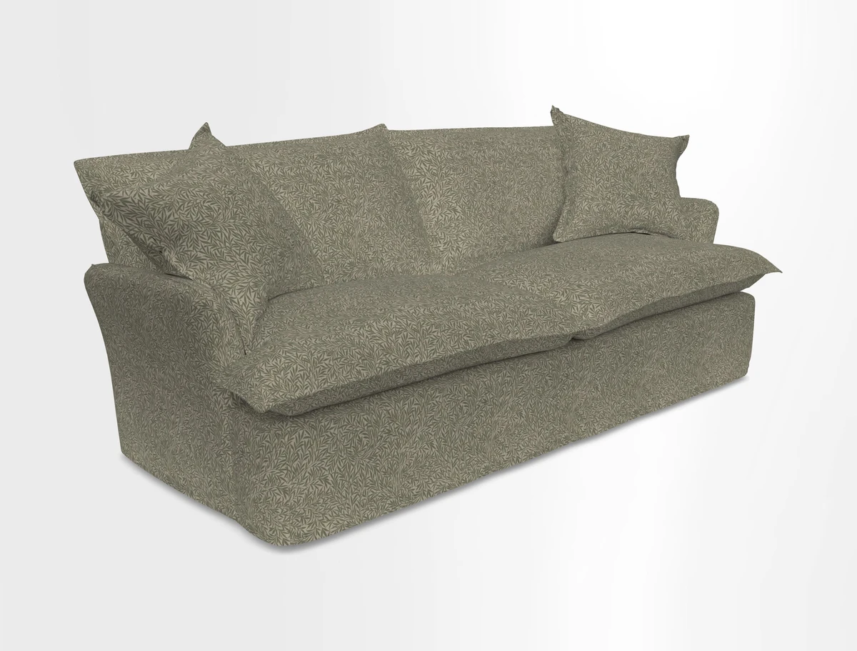 St Ives 3 seater sofa in Two Tone Plain Biscuit