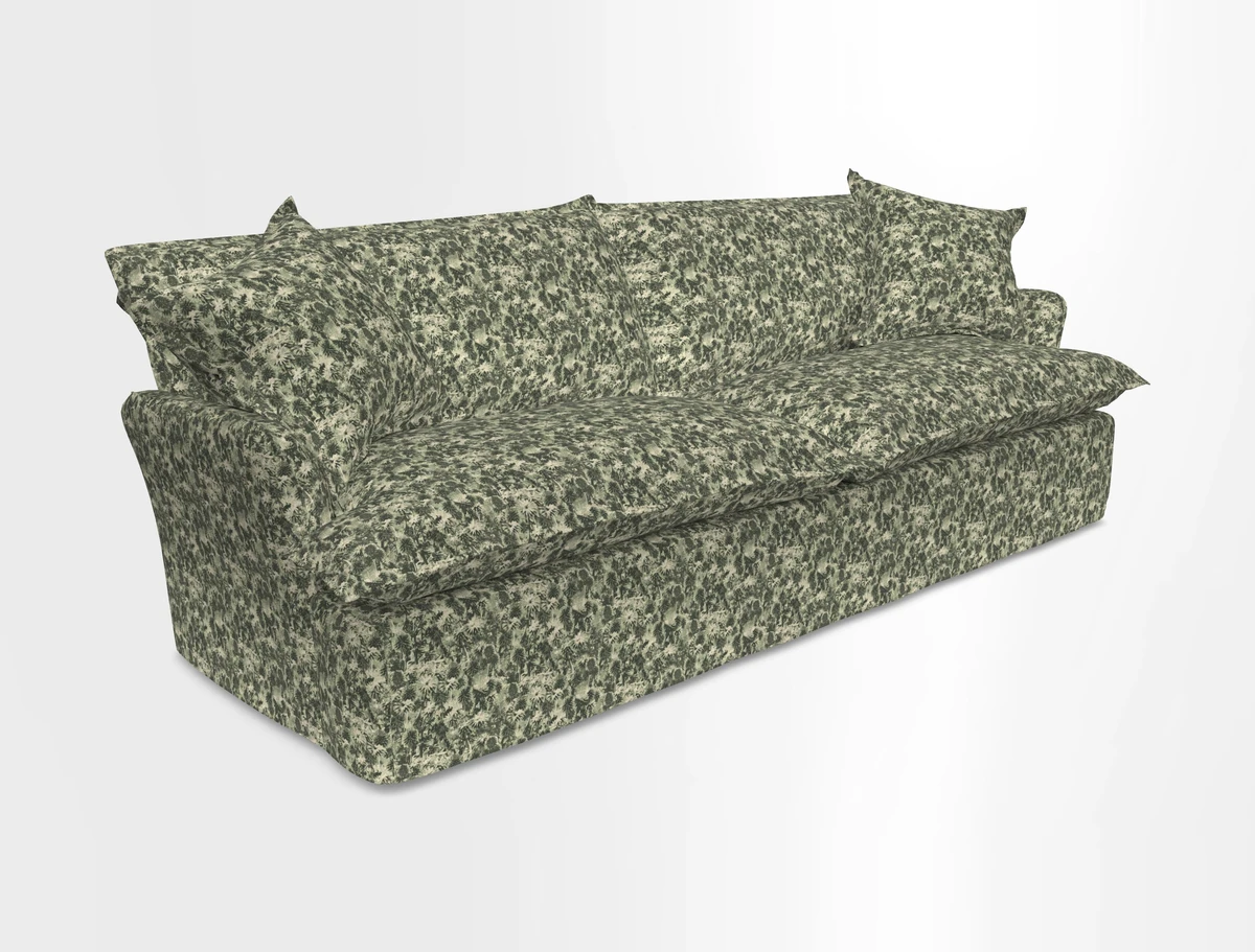 St Ives 4 seater sofa in Two Tone Plain Biscuit