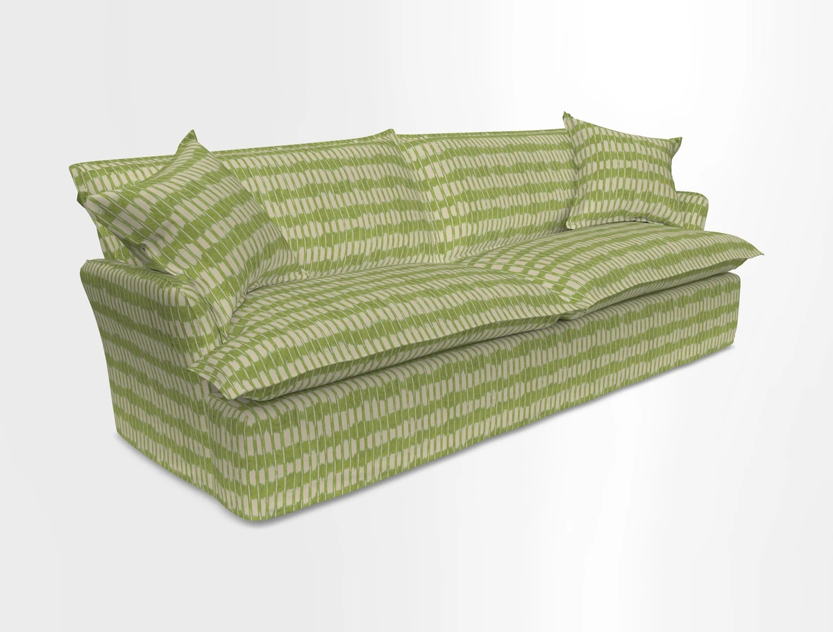 St Ives 4 seater sofa in Two Tone Plain Biscuit