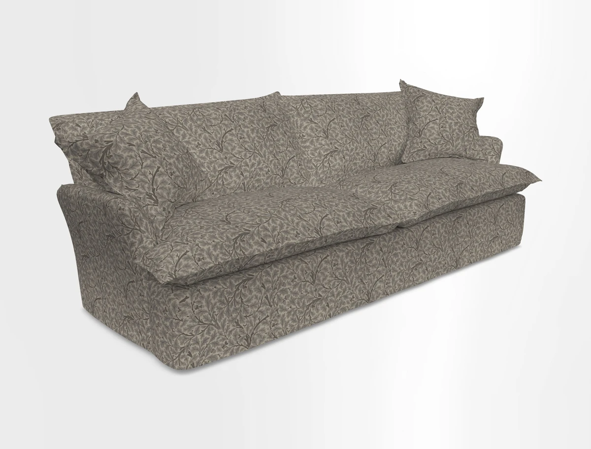 St Ives 4 seater sofa in Two Tone Plain Biscuit