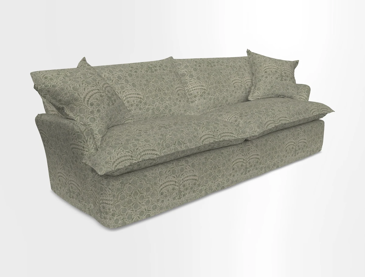 St Ives 4 seater sofa in Two Tone Plain Biscuit