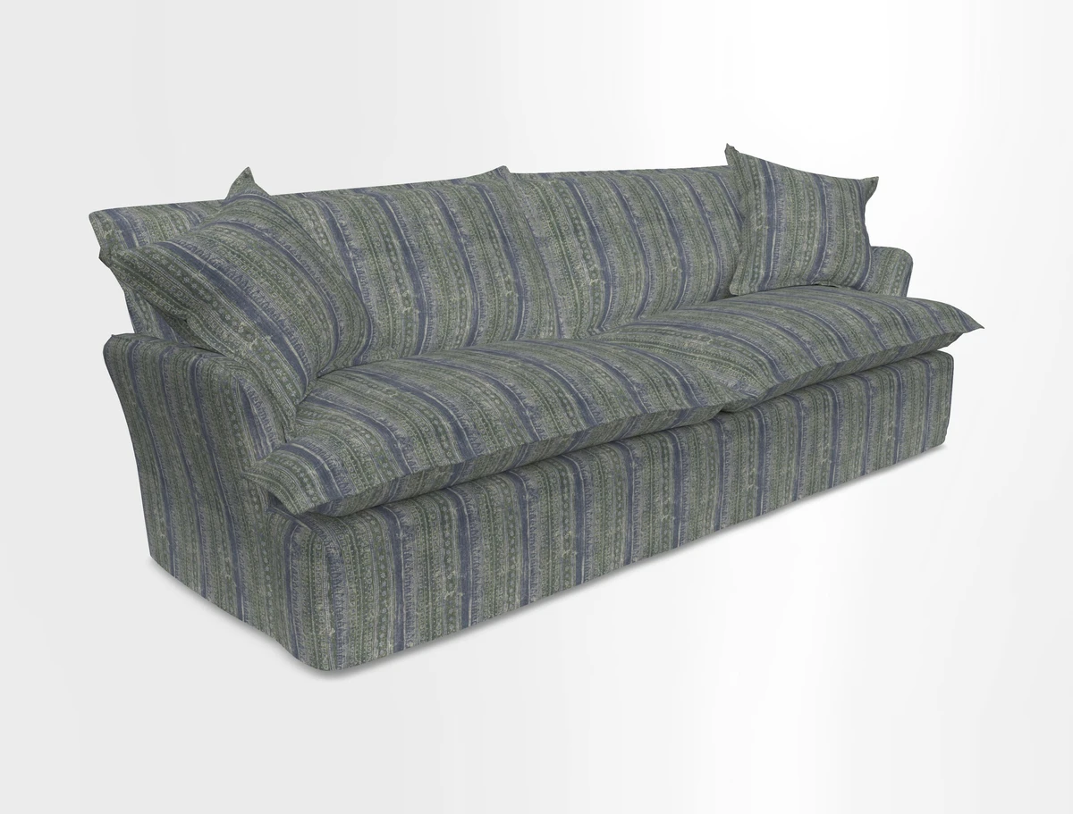 St Ives 4 seater sofa in Two Tone Plain Biscuit