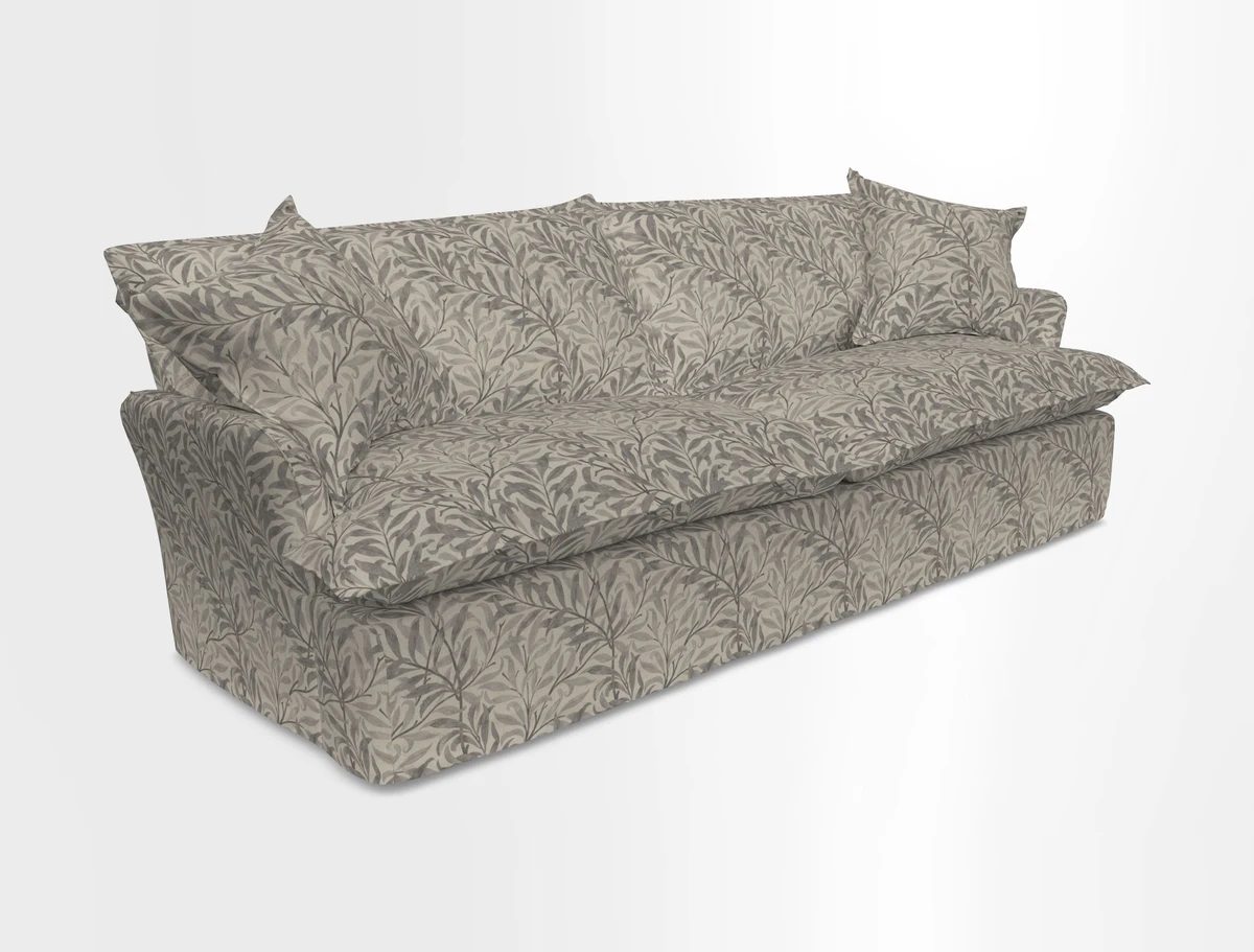 St Ives 4 seater sofa in Two Tone Plain Biscuit