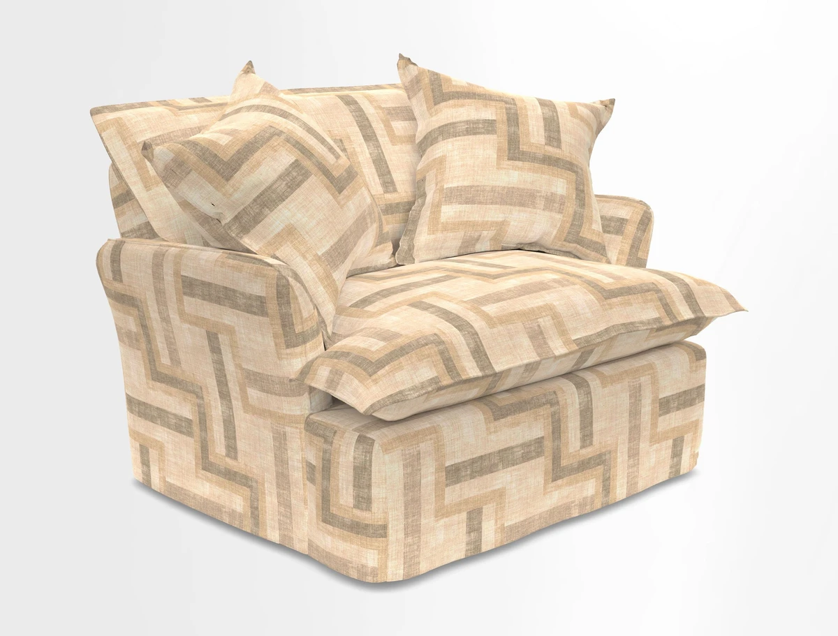 St Ives chair in Two Tone Plain Biscuit