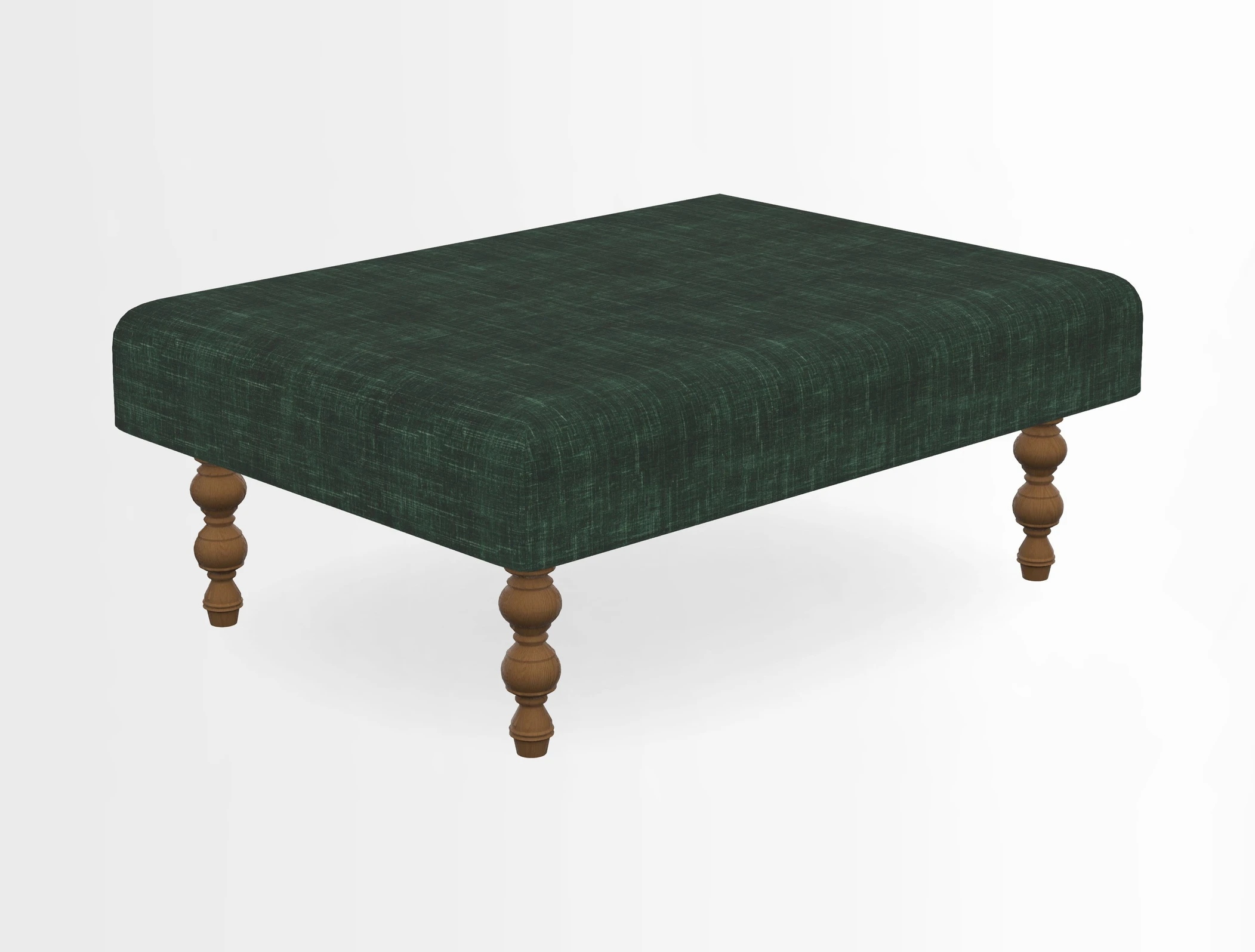 Porthallow Footstool in V&A Threads of India Sulawesi Splendour Indra Winter