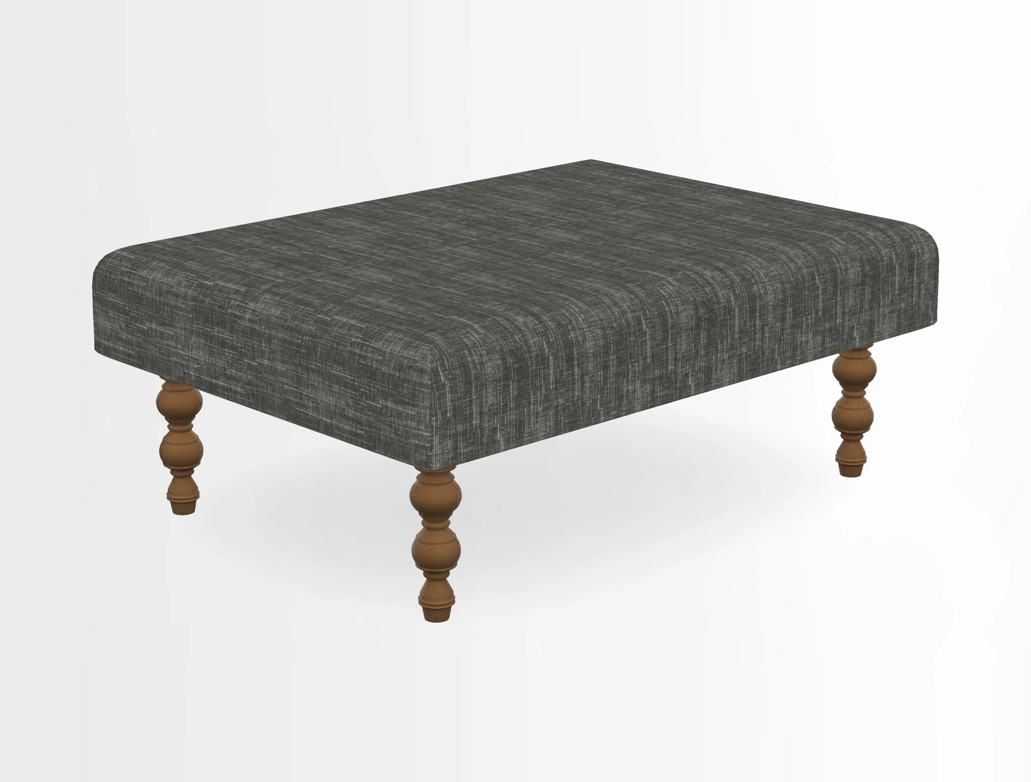 Porthallow Footstool in V&A Threads of India Sulawesi Splendour Indra Winter