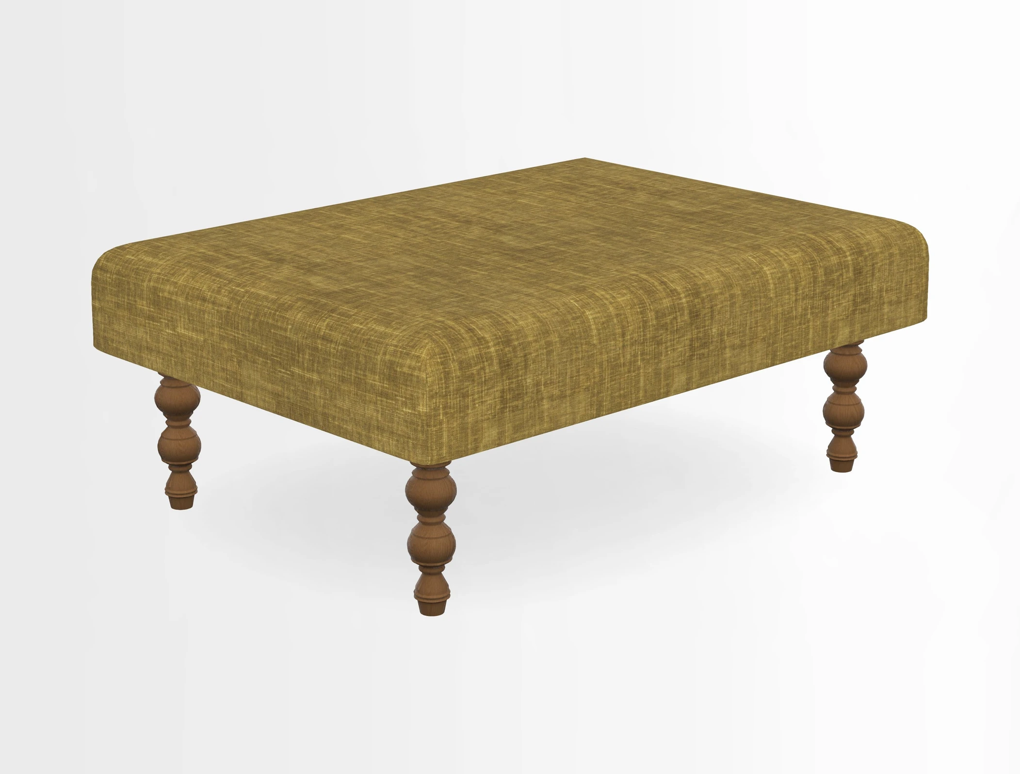 Porthallow Footstool in V&A Threads of India Sulawesi Splendour Indra Winter