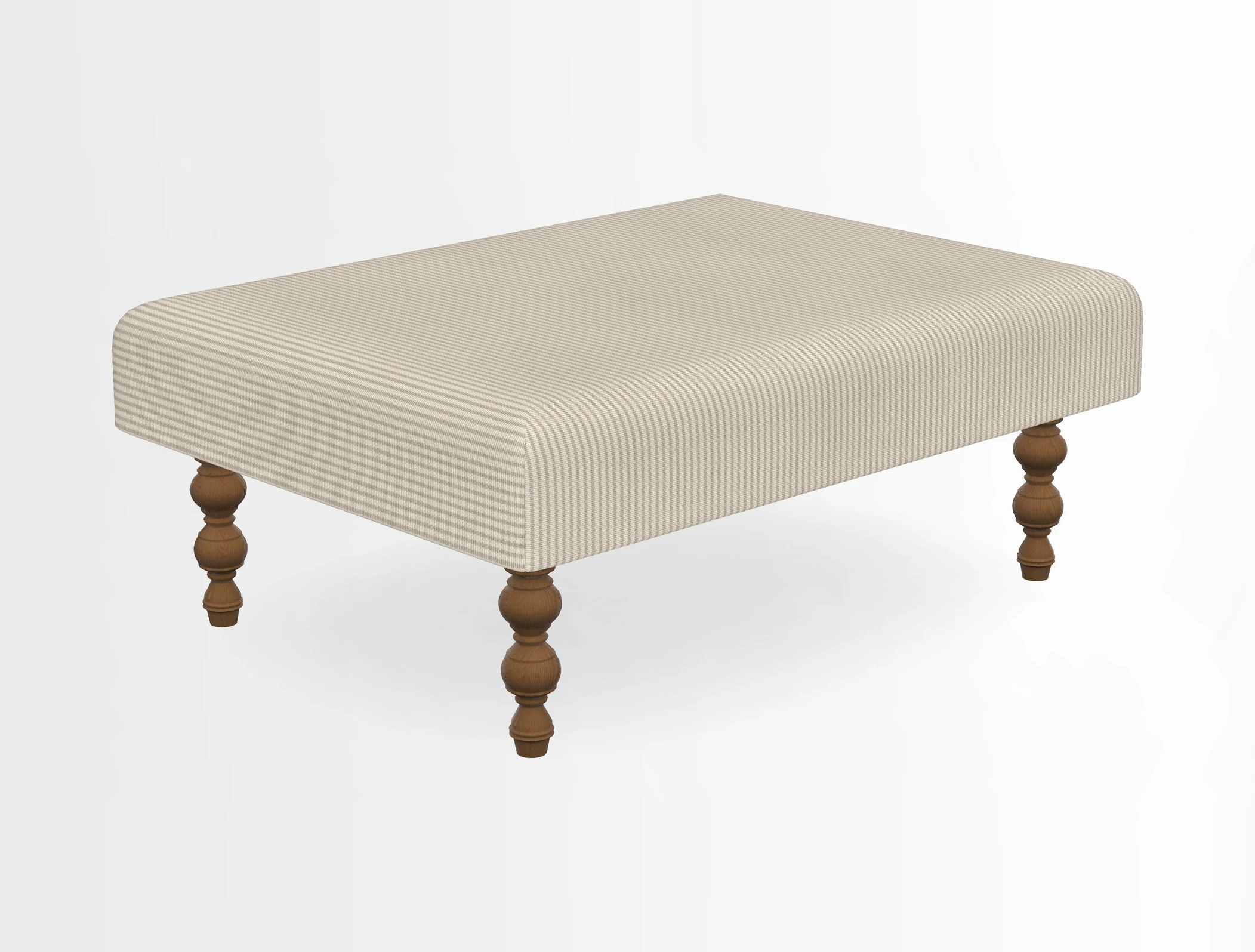 Porthallow Footstool in V&A Threads of India Sulawesi Splendour Indra Winter