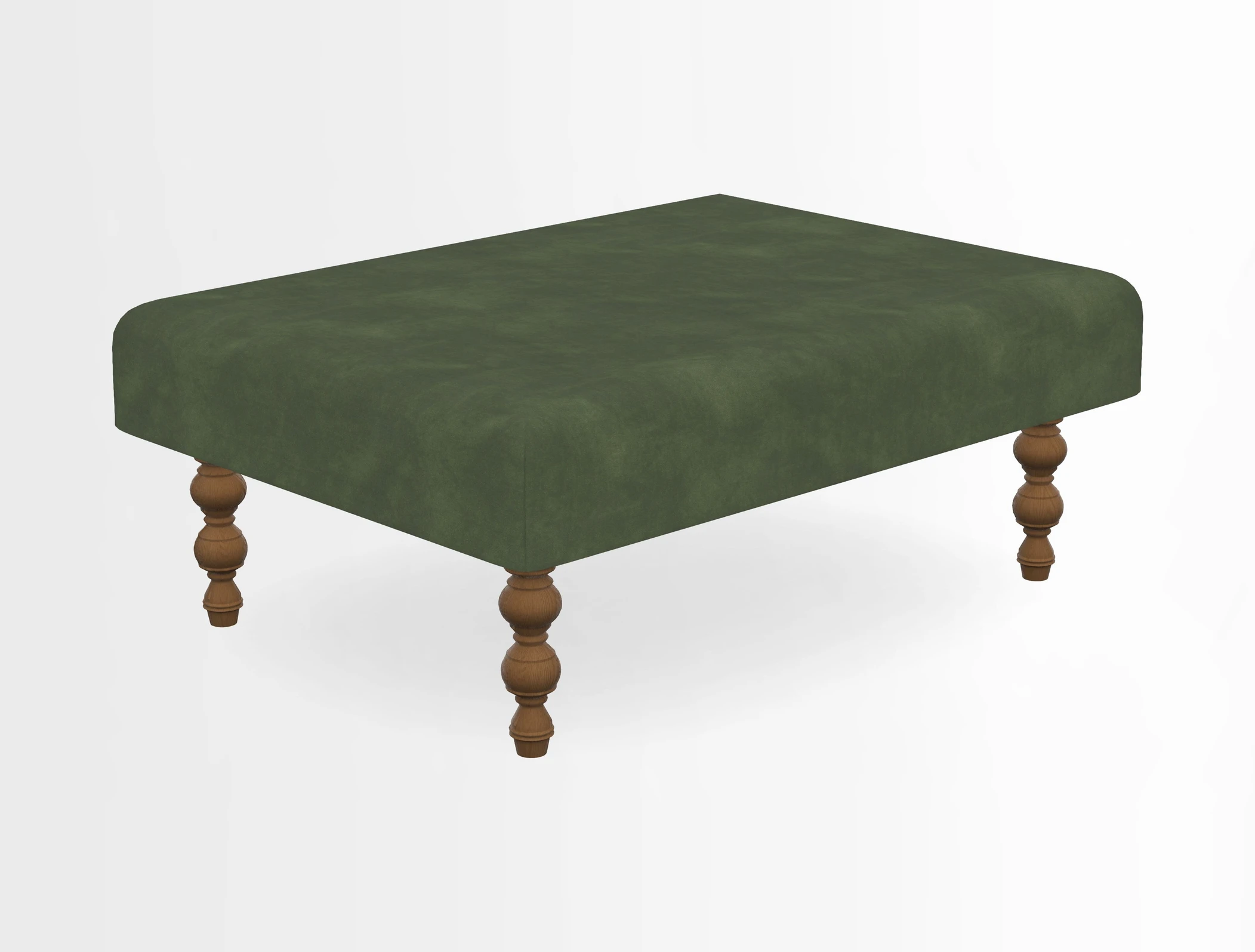Porthallow Footstool in V&A Threads of India Sulawesi Splendour Indra Winter