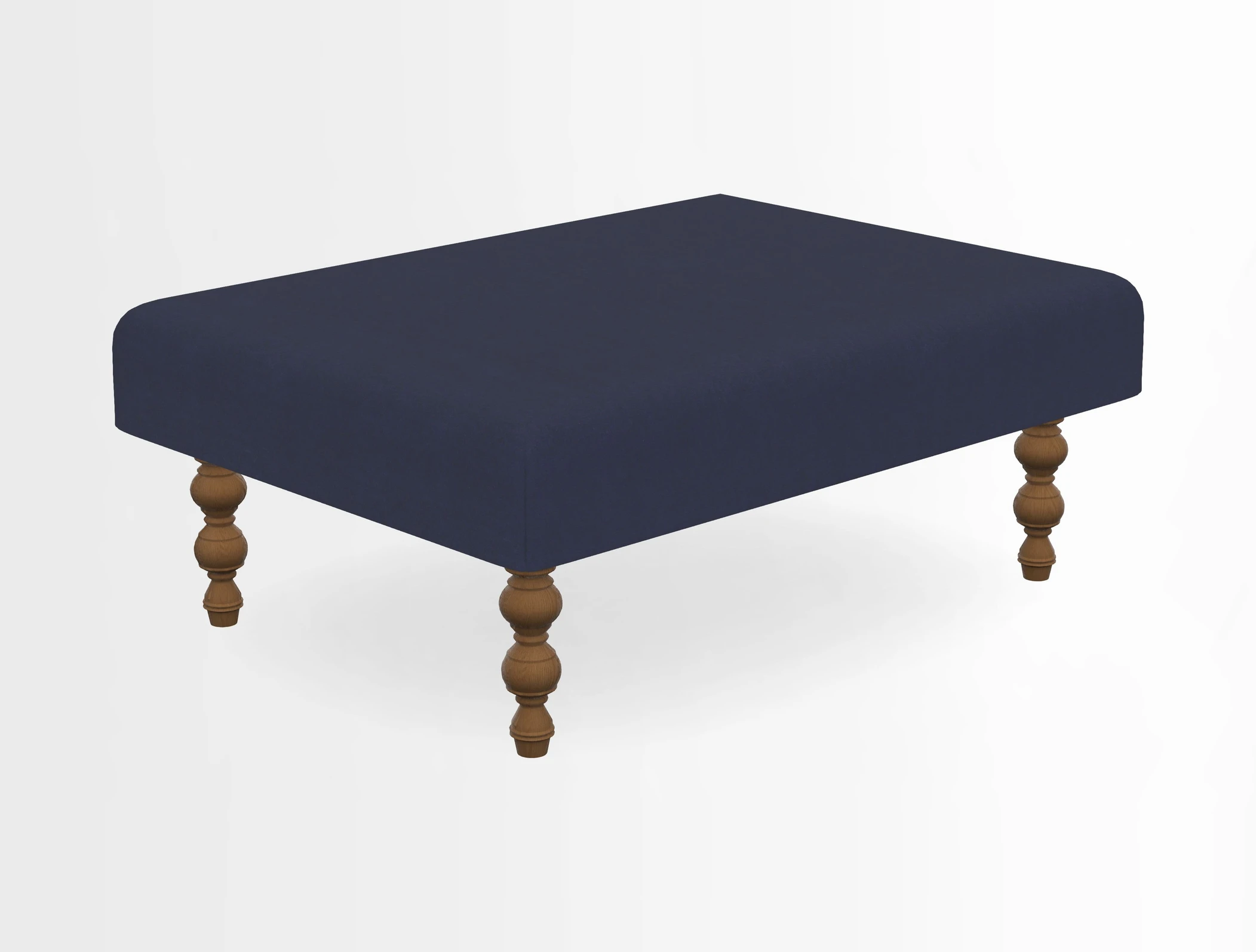 Porthallow Footstool in V&A Threads of India Sulawesi Splendour Indra Winter