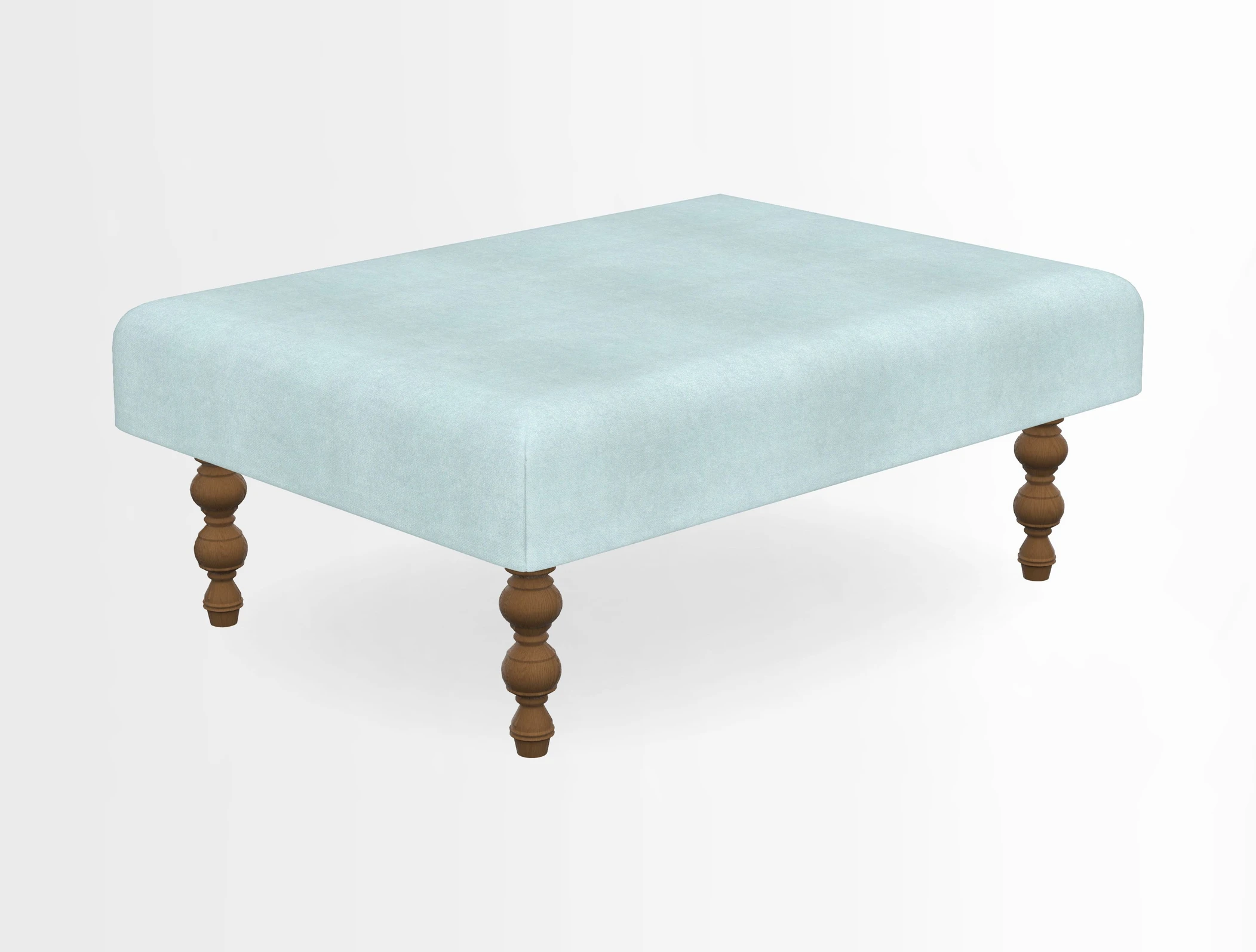 Porthallow Footstool in V&A Threads of India Sulawesi Splendour Indra Winter