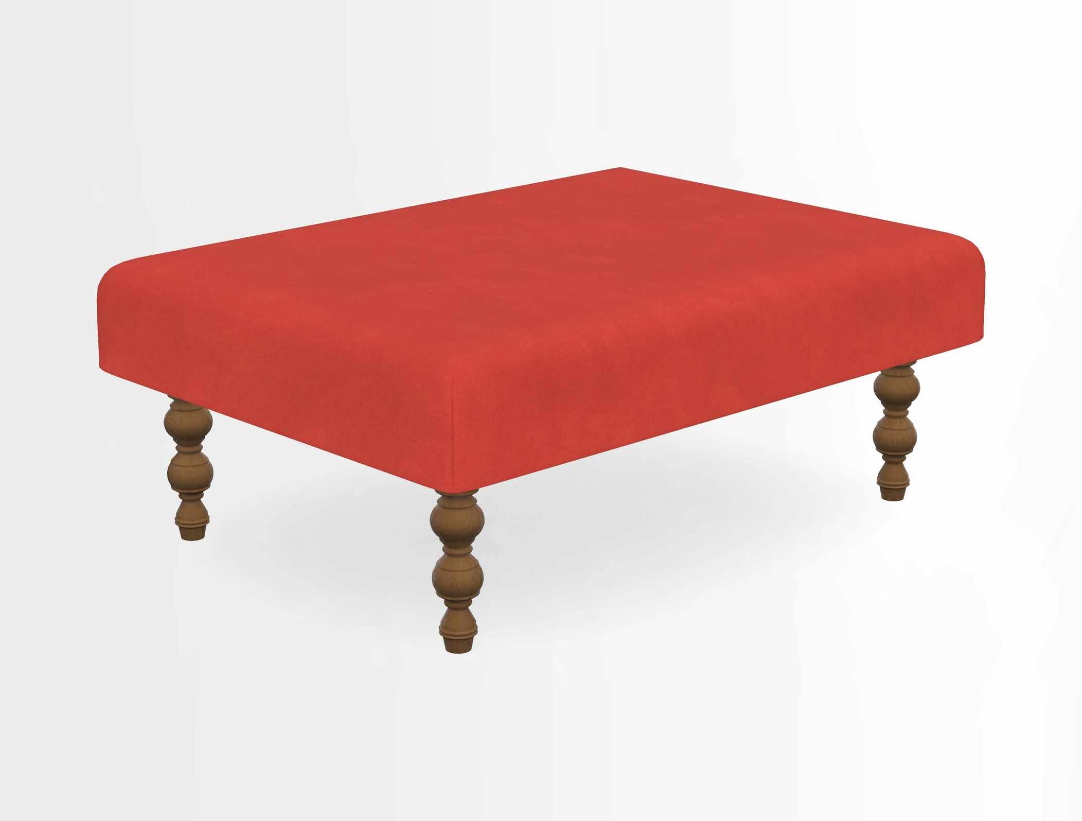 Porthallow Footstool in V&A Threads of India Sulawesi Splendour Indra Winter