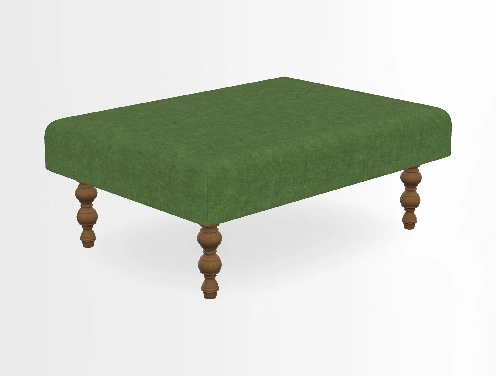 Porthallow Footstool in V&A Threads of India Sulawesi Splendour Indra Winter