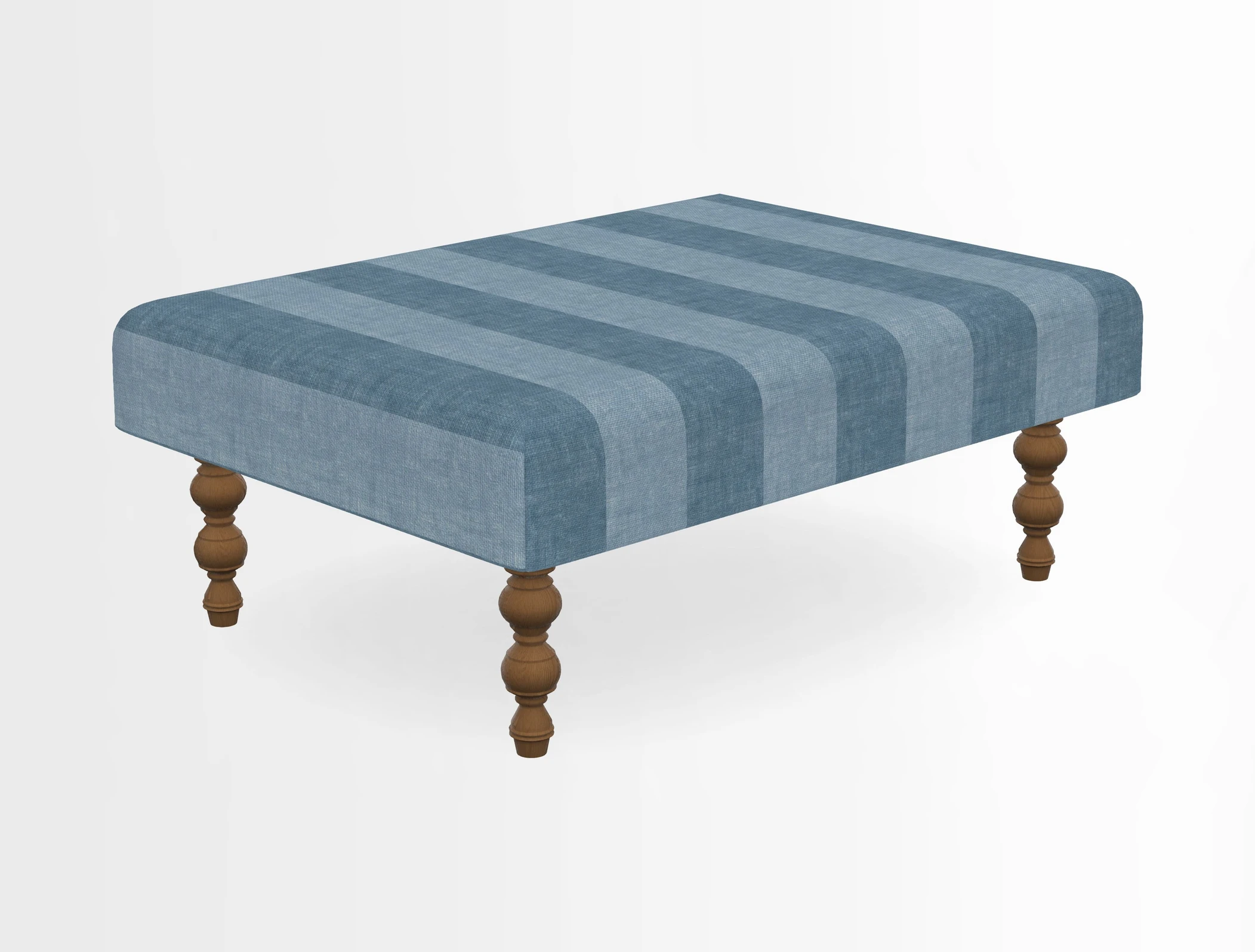 Porthallow Footstool in V&A Threads of India Sulawesi Splendour Indra Winter