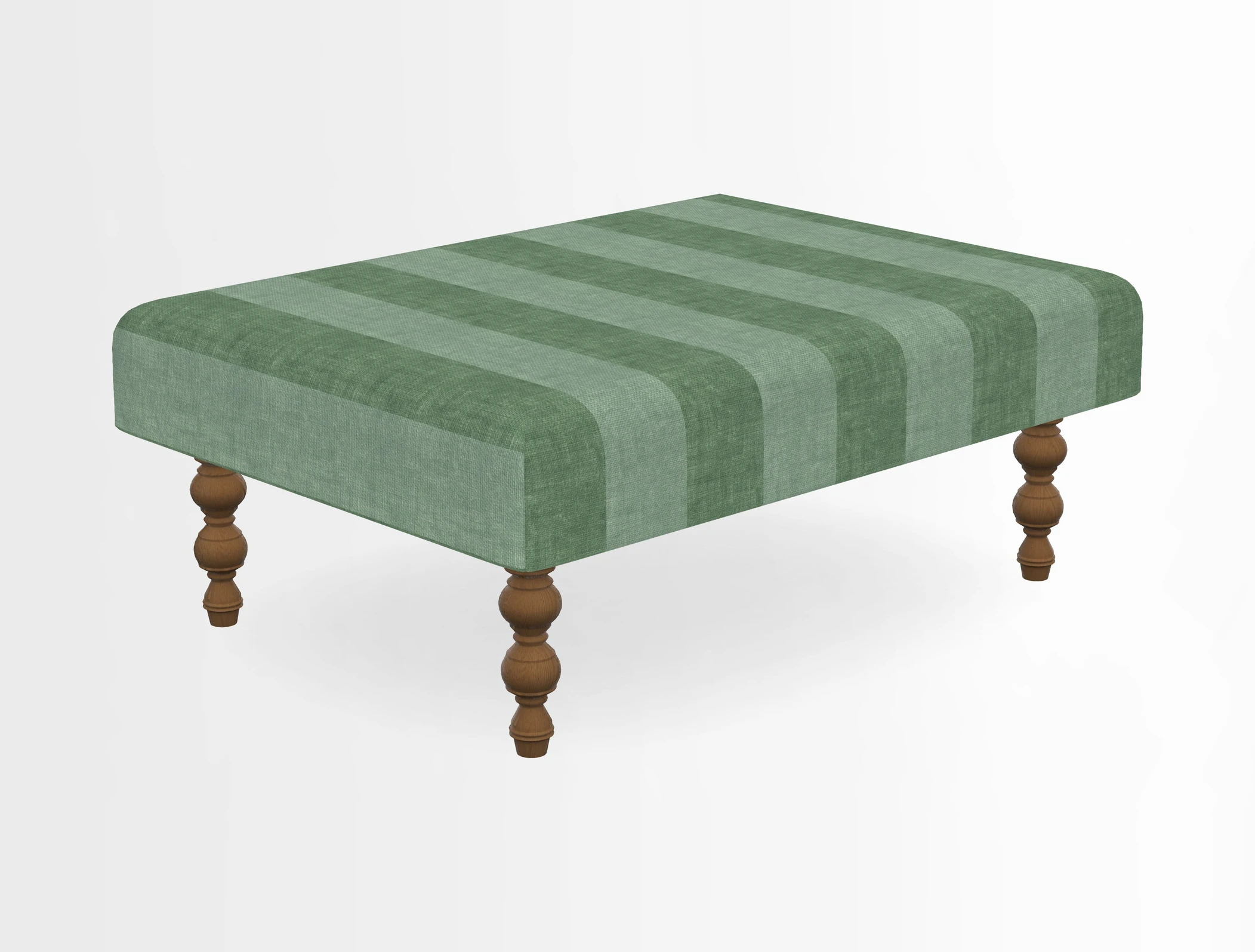 Porthallow Footstool in V&A Threads of India Sulawesi Splendour Indra Winter