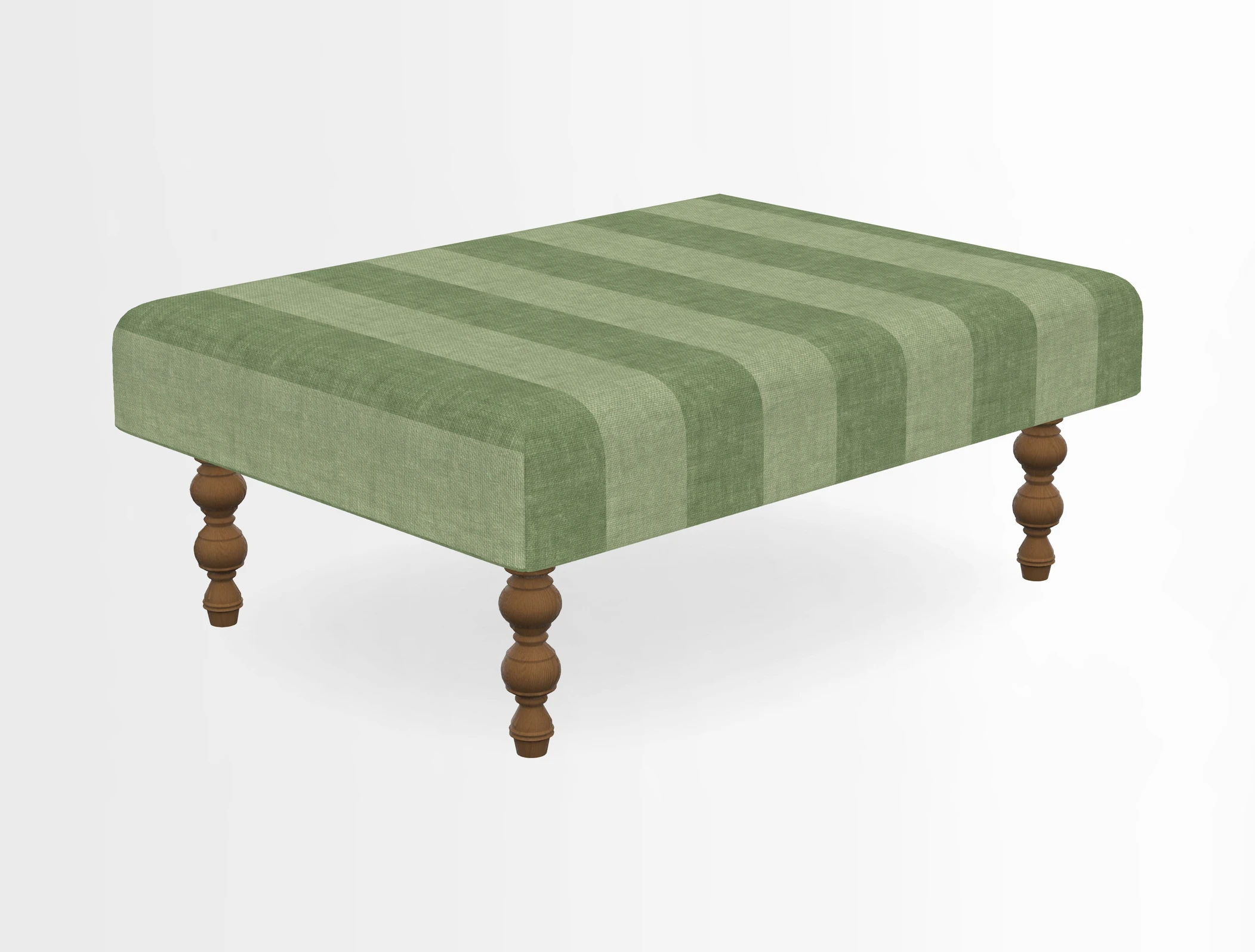 Porthallow Footstool in V&A Threads of India Sulawesi Splendour Indra Winter