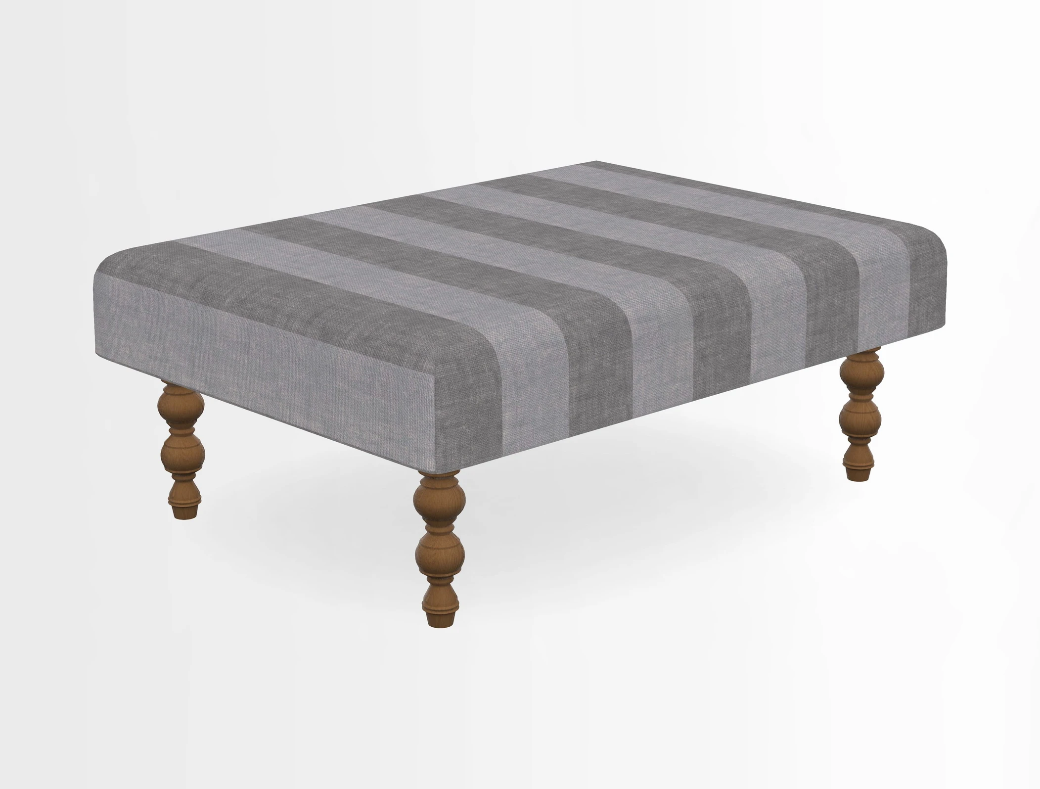 Porthallow Footstool in V&A Threads of India Sulawesi Splendour Indra Winter