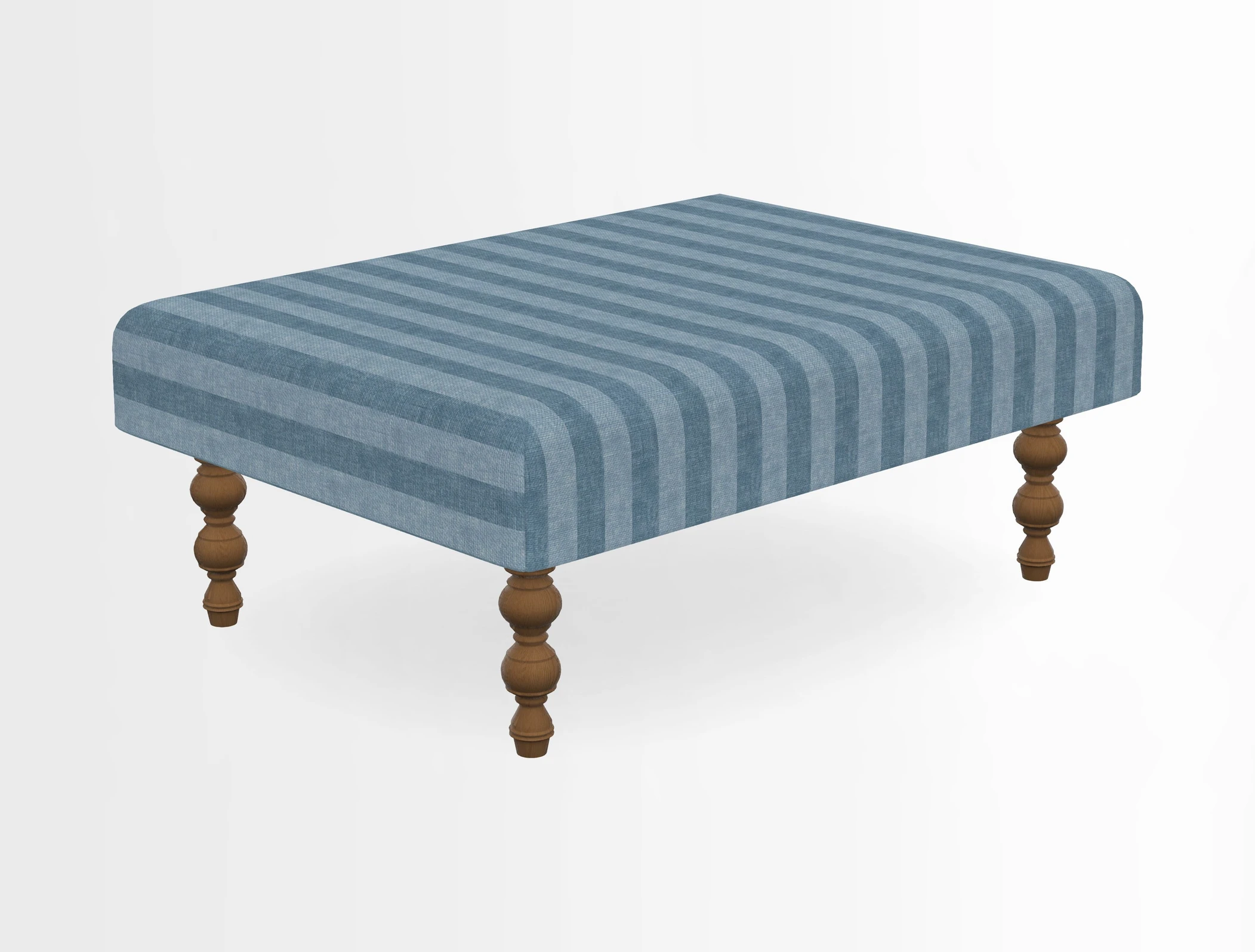 Porthallow Footstool in V&A Threads of India Sulawesi Splendour Indra Winter